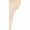 Ekena Millwork Pescadero Smooth Corbel, Douglas Fir, 3 1/2"W x 10"D x 26"H COR04X10X26PEC00SDF - alternate 3